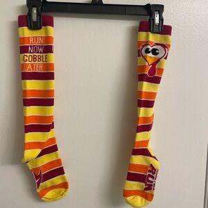 Turkey Trot Knee-High Socks